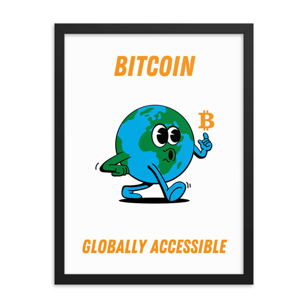 Globally Accessible Framed Poster